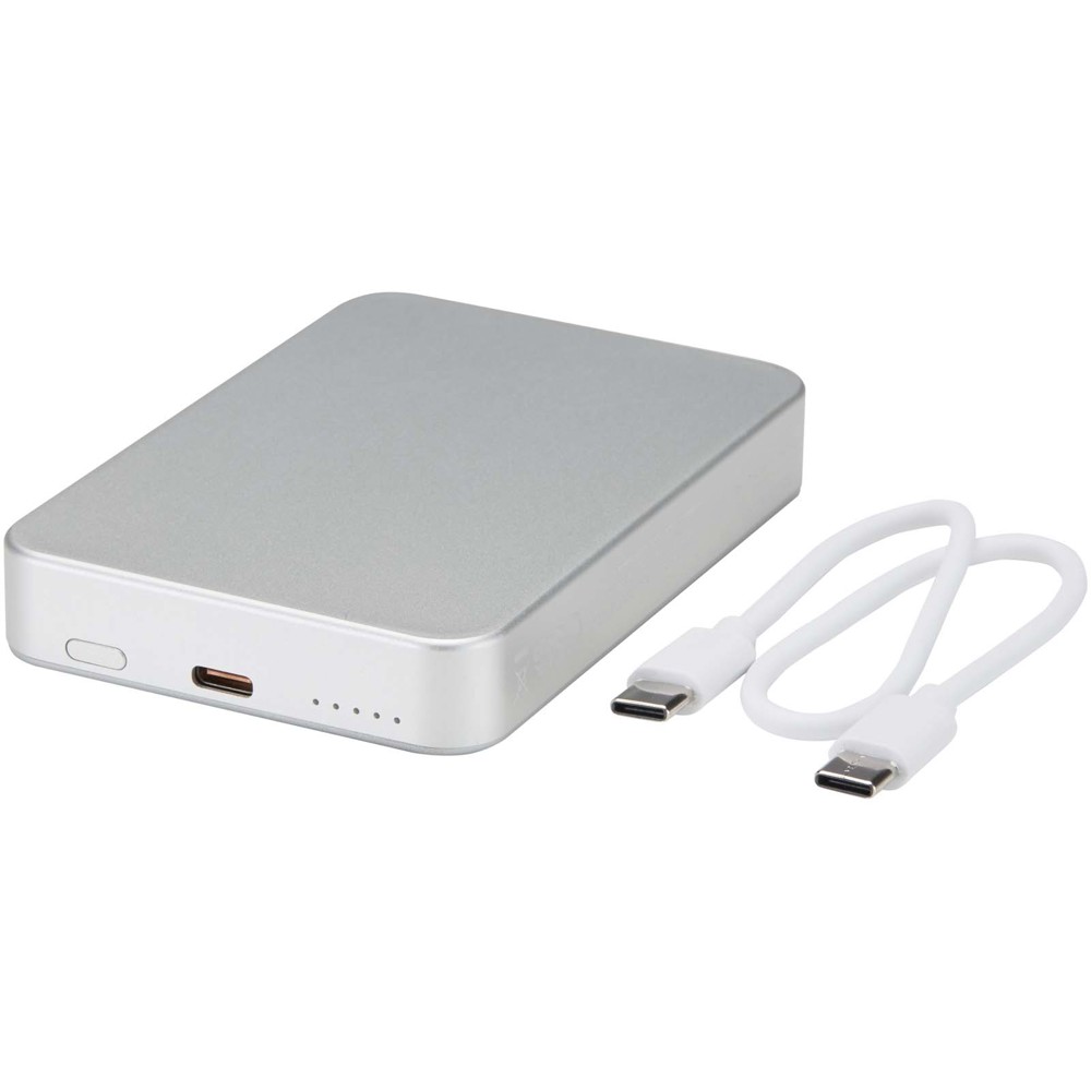 Avis 10.000 mAh RCS Powerbank aus recyceltem Aluminium mit Magnetfunktion 