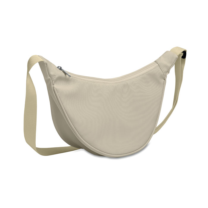 KOROVIN CROSS - Half-Moon Umhängetasche - Off White