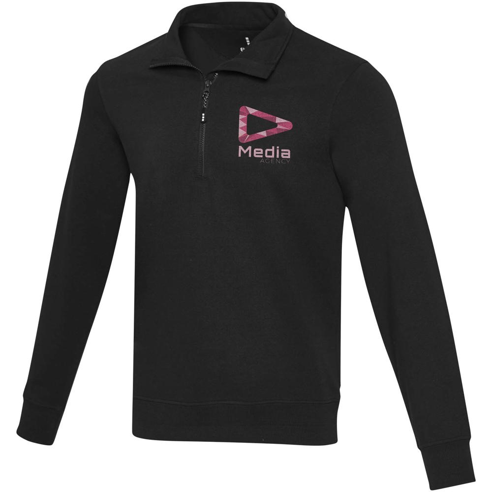 Tin 280 g/m² Aware™ Pullover mit Half-Zip Reißverschluss aus recyceltem Material Unisex