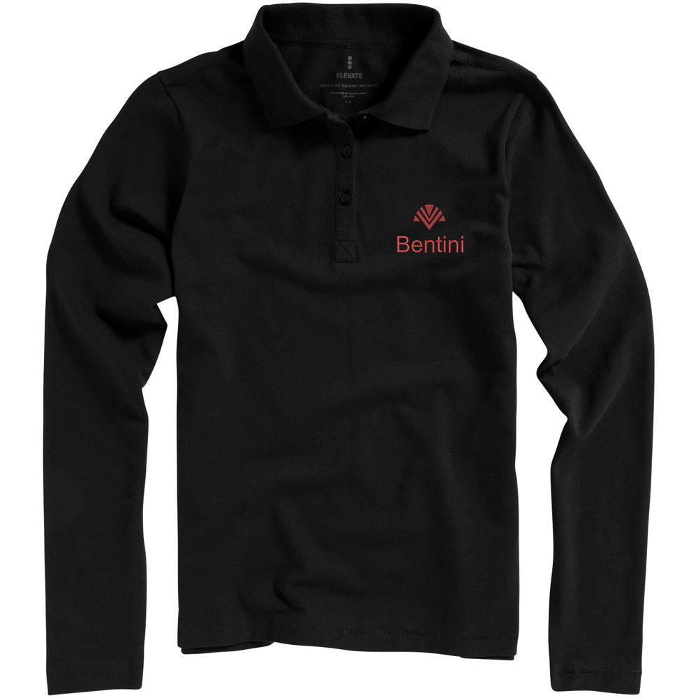 Calgary 180 g/m² Langarm Poloshirt für Damen