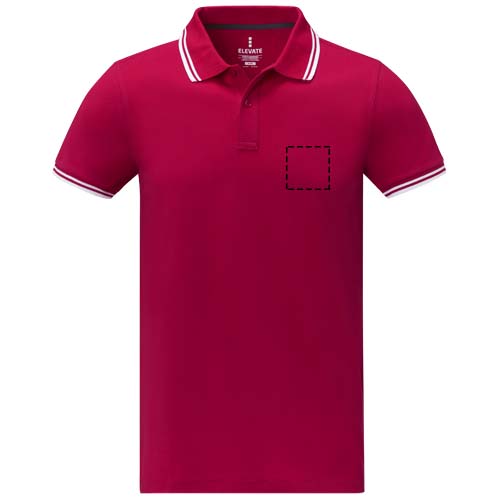 Amarago 200 g/m² Polo mit abgesetztem Rand für Herren