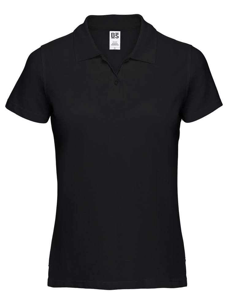 BS Evolution Damen Polo, 180 gr/m² - Schwarz (Black)