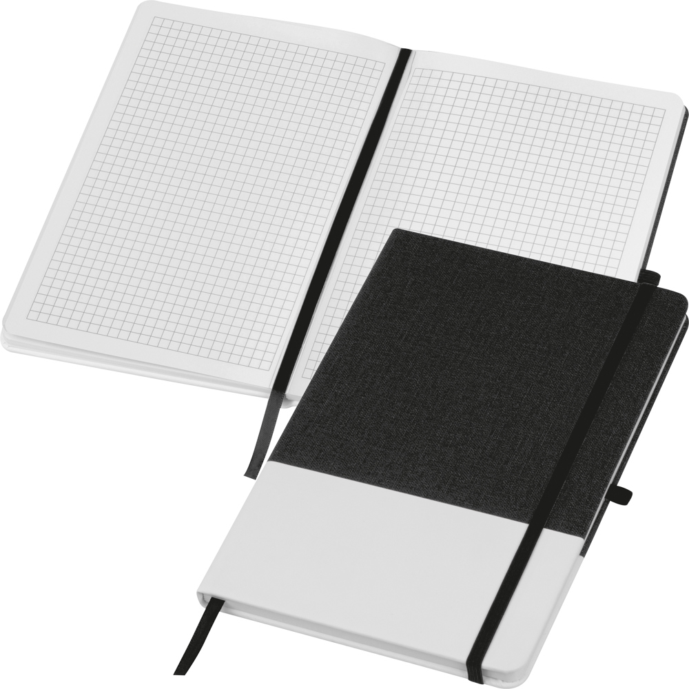 A5 Notizbuch Bardolino - Schwarz