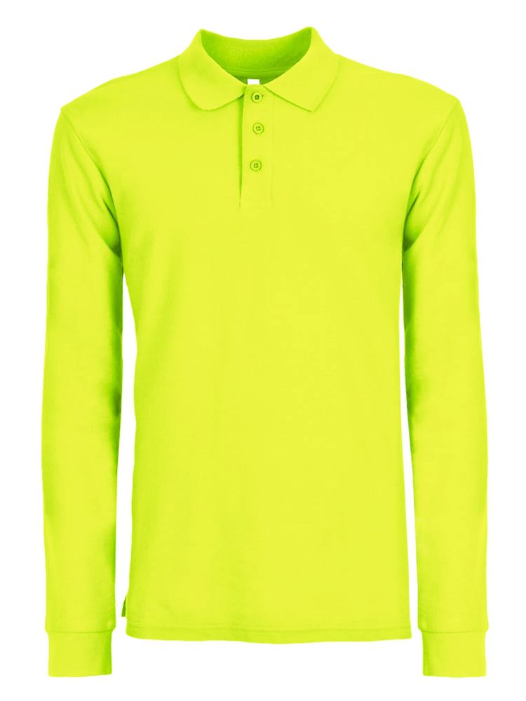 BS Evolution Langarm Polo, 180 gr/m² - Safety Yellow (13-0630 TN)