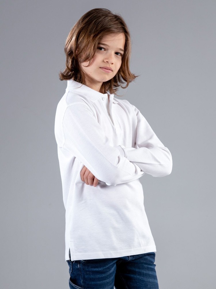 BS Evolution Polo Kinder Langarm