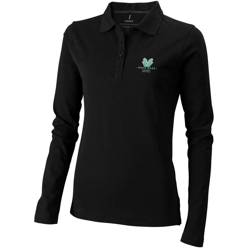 Calgary 180 g/m² Langarm Poloshirt für Damen