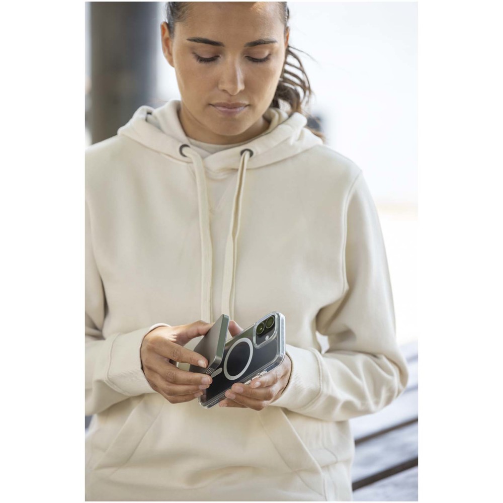 Avis 5000 mAh RCS Powerbank aus recyceltem Aluminium mit Magnetfunktion 