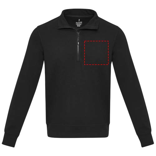 Tin 280 g/m² Aware™ Pullover mit Half-Zip Reißverschluss aus recyceltem Material Unisex